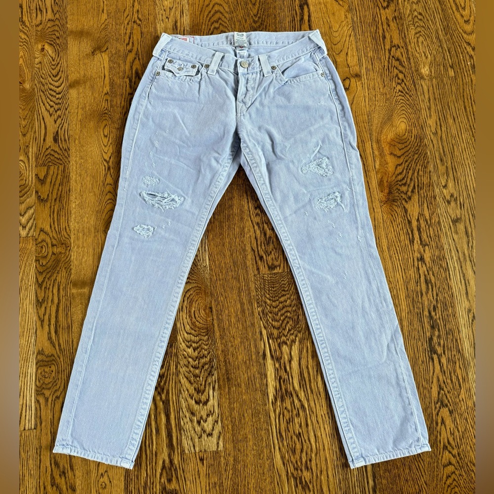 Light Purple True Religion Jeans